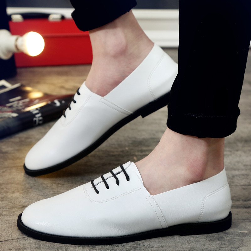 朵维尔米-春夏新款青年夜店酒吧小皮鞋潮流男