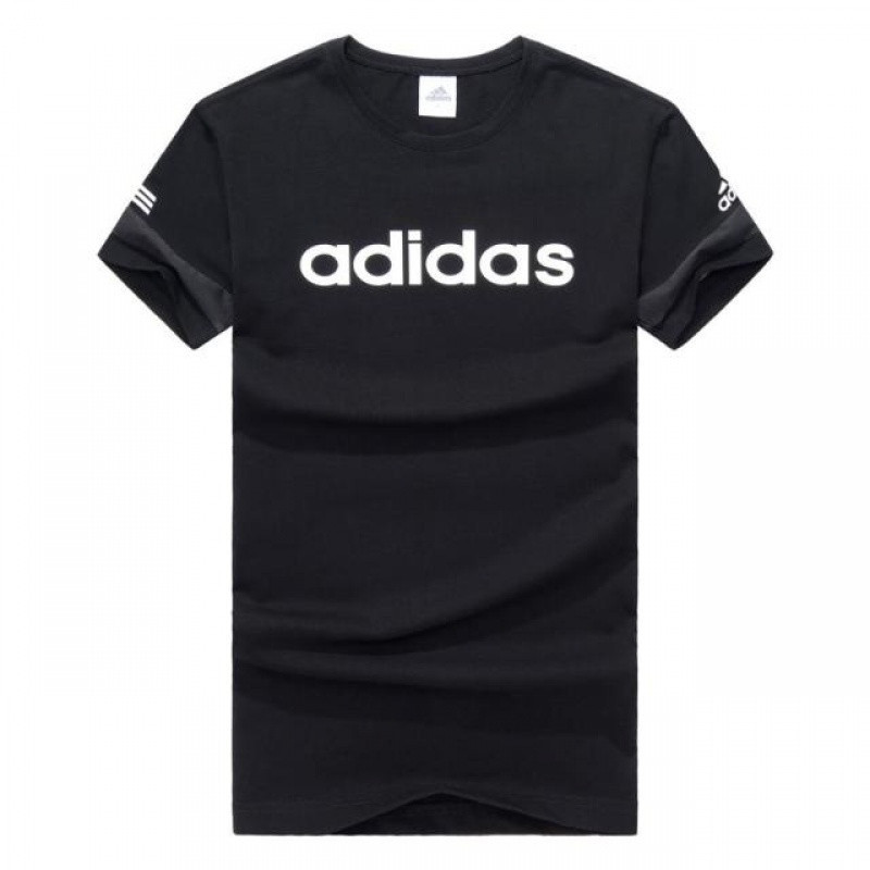 adidas阿迪达斯运动T恤2017夏季新款圆领短袖