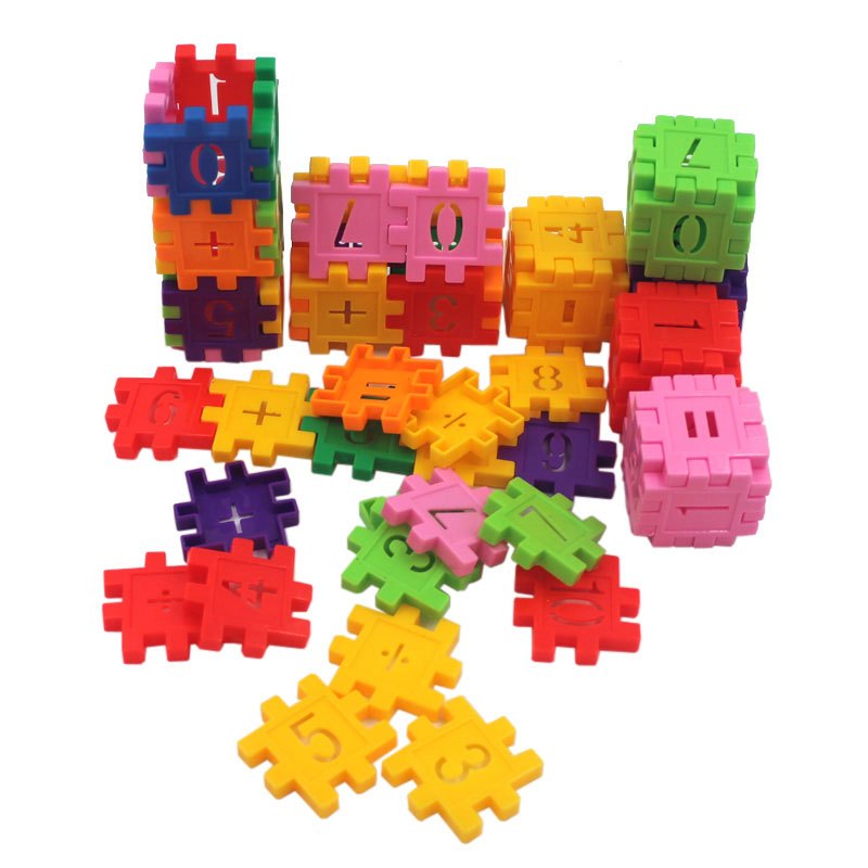 2-4-5-6拼装积木礼物当季新品可爱卡通小孩子彩色积木-背袋装180粒