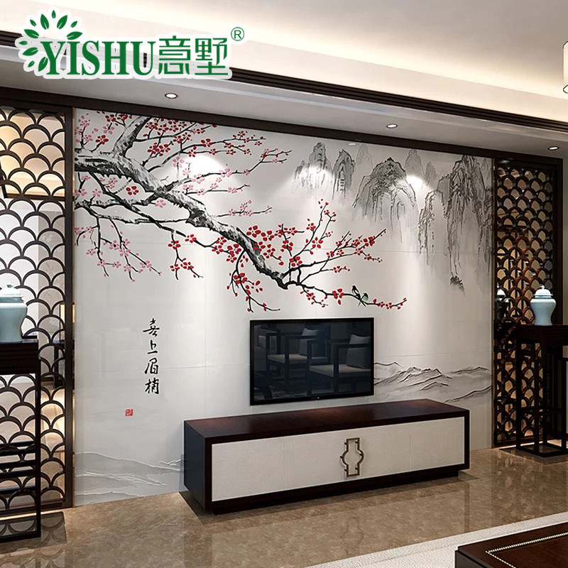 新中式形象墙_中式形象墙设计_新中式新形象墙_中式形象墙- 友言网