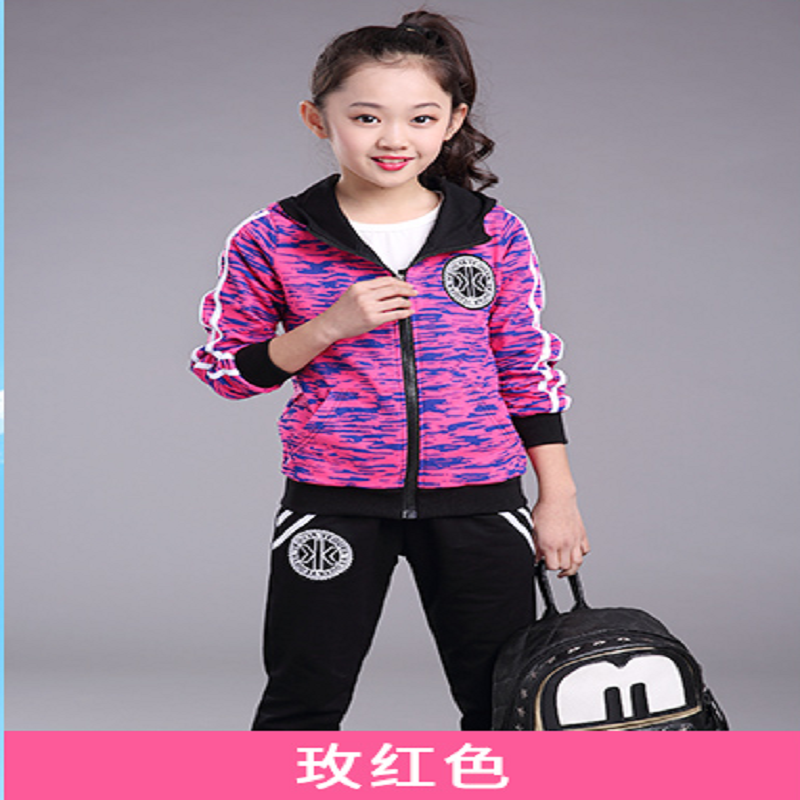 童装女童春秋装2017新款儿童运动两件套10大