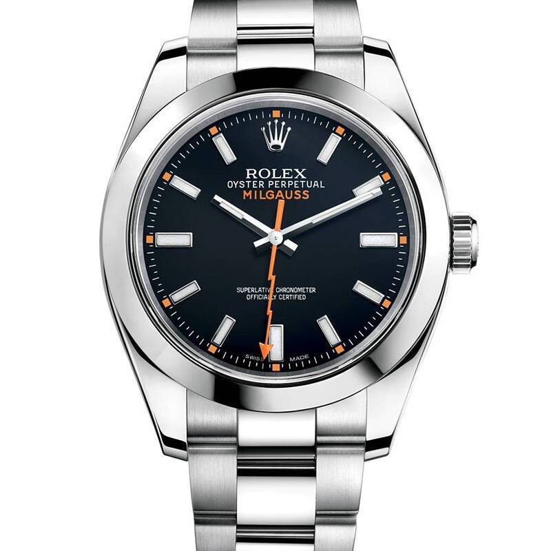 劳力士(rolex)-milgauss系列 自动机械男表116400-72400黑盘