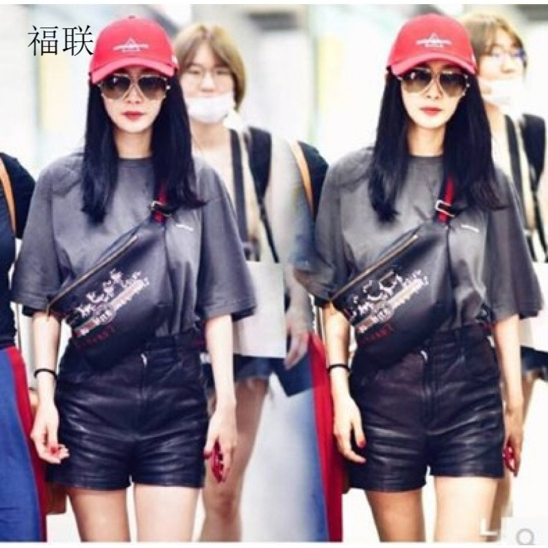 包包女2017新款杨幂机场同款斜跨胸包休闲单