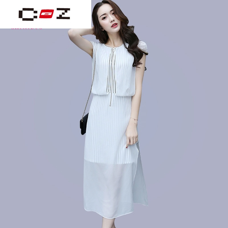 CZ潮流品牌夏季连衣裙女2017新款韩版时尚女