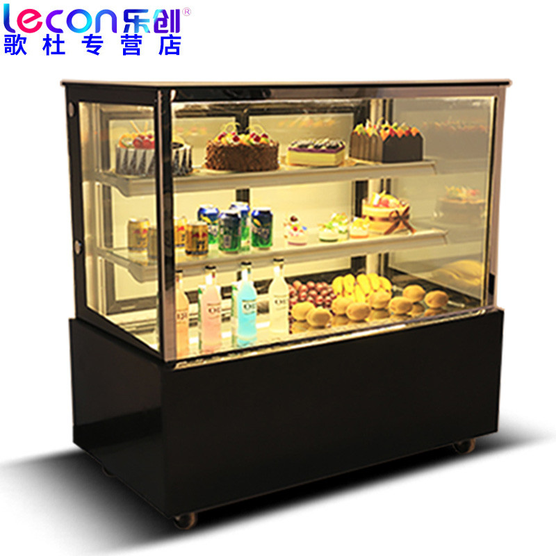 8米直角 风冷前后开门 蛋糕柜 冷藏/保鲜/展示柜 食品柜水果蛋糕店