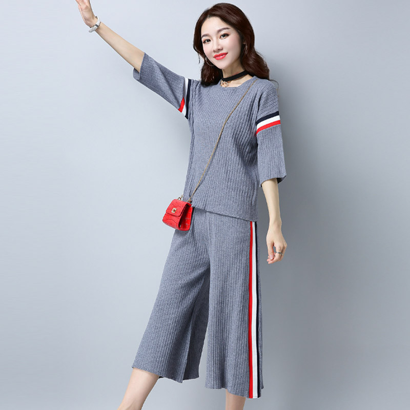 小香风女2017春秋装新款复古女装坊时尚阔腿