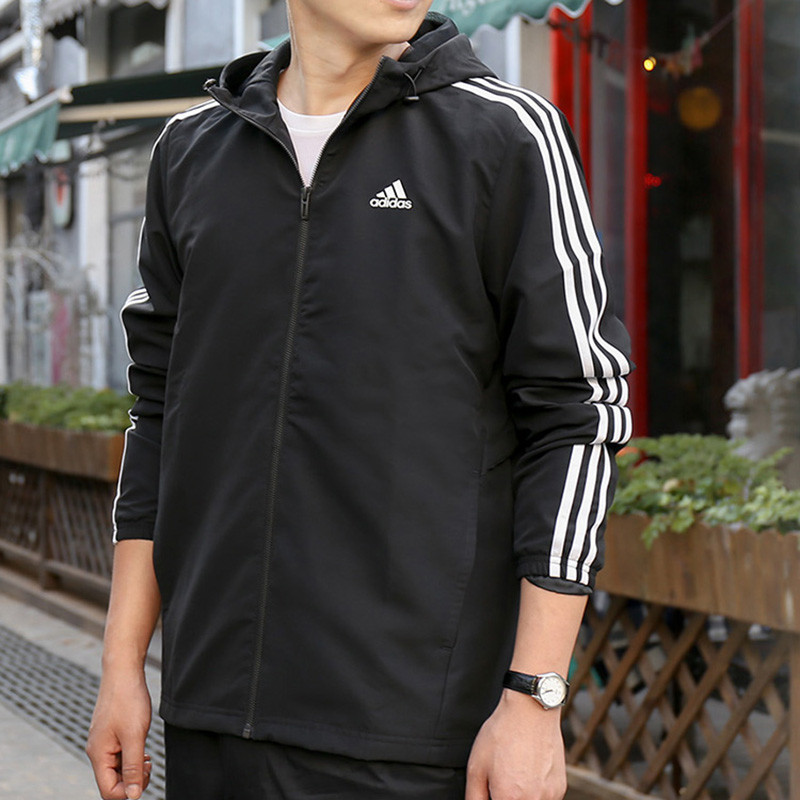 adidas/阿迪达斯 男装 运动套装 2018新款 三条纹舒适