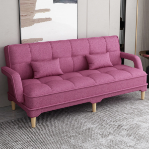 阿斯卡利(ASCARI)沙发床两用乳胶折叠沙发小户型客厅双三人多功能拆洗布艺简易沙发