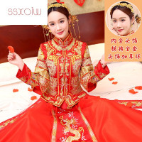 ssxoiw秀禾服新娘结婚礼服2017新款嫁衣中式