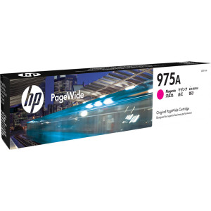 惠普(HP)L0R91AA 975A 品红色墨盒(适用PageWide 452dn/dw 477dn/dw) 【975A/品红3000页】