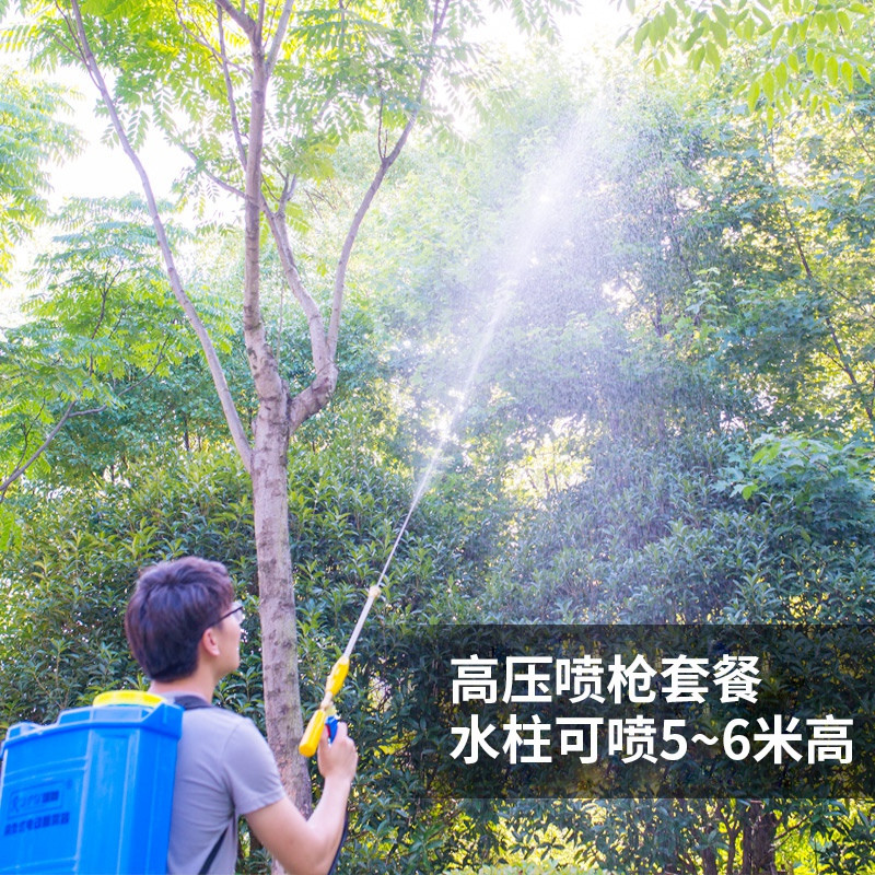 电动喷雾器农用充电高压背负式智能农药喷洒农药机喷药果树打药机