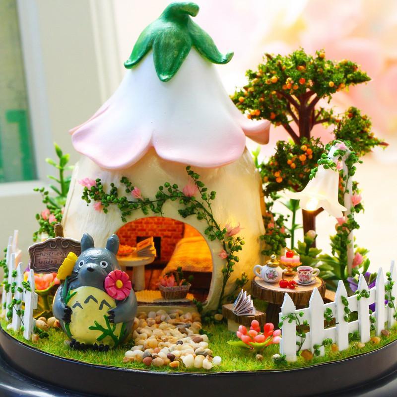 春节生日礼物diy小屋手工创意拼装建筑模型迷你玩具小房子