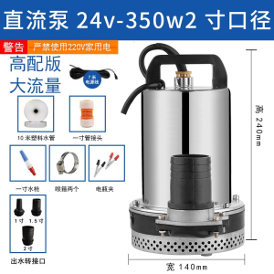 阿斯卡利直流潜水泵12V24V48V60V家用电瓶车抽水泵电动车农用灌溉抽水泵