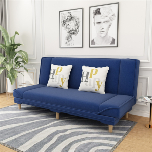 古达北欧布艺沙发床可折叠单人两用床小户型多功能客厅小沙发网红沙发