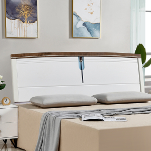 床头板简约现代床头软包阿斯卡利1.5米1.8米免漆双人单买个床头靠背板