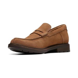 Clarks 其乐 Un Shire Step 男士休闲皮鞋 舒适轻便防水低帮鞋一脚蹬乐福鞋