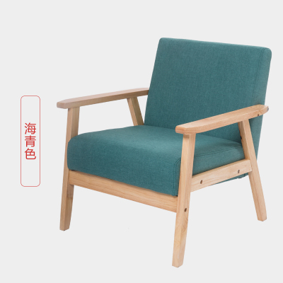 小户型简易沙发单人椅网红款北欧简约现代布艺日式双人客厅出租房
