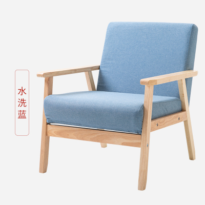 小户型简易沙发单人椅网红款北欧简约现代布艺日式双人客厅出租房