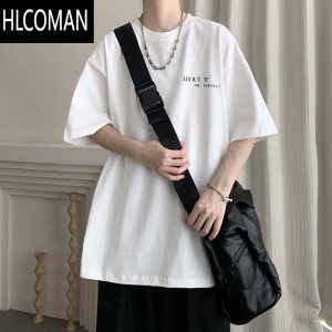 HLCOMAN230g短袖t恤男款夏季潮牌宽松美式半截袖大码oversize