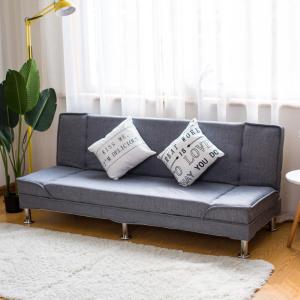 可折叠闪电客沙发客厅小户型布艺沙发简易单人双人三人沙发1.8米沙发床