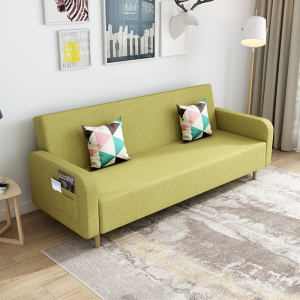 简约现代CIAA沙发床小户型布艺沙发懒人折叠两用单人双人客厅出租房用