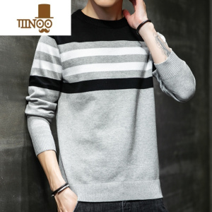 YANXU男士毛衣新款韩版潮流学生休闲薄款长袖套头针织衫秋装