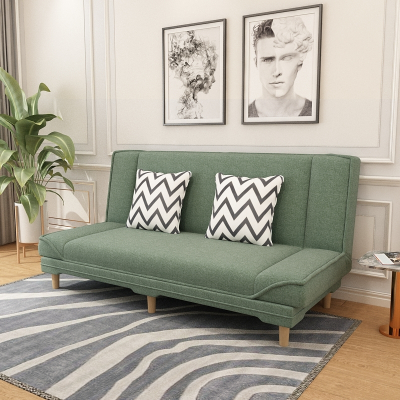 藤印象北欧布艺沙发可折叠多功能简易小户型客厅租房懒人沙发床两用单人