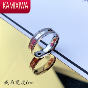 KAMIXIWA钛钢食指戒指男士ins潮时尚个性网红冷淡风小众设计女轻奢高级感