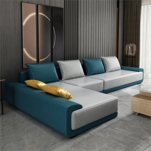 北欧布艺沙发乳胶大小户型客厅科技布简约现代可拆洗整装家具组合