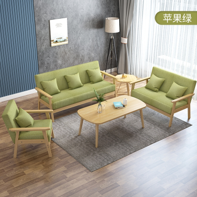 沙发布艺北欧客厅卧室单双人简约现代藤印象出租房简易小户型木沙发椅