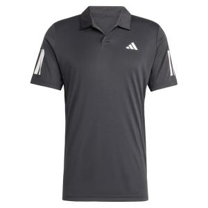 阿迪达斯(adidas)adidas男款俱乐部三杠速干透气网球POLO衫黑白色