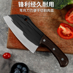 锻打菜刀家用杀鱼刀厨师专用砍切女士切菜切片刀厨房刀具切肉两用
