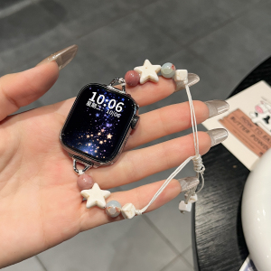 适用红米手表5表带磁吸滑扣编织尼龙回环手表带REDMI Watch5腕带3139B