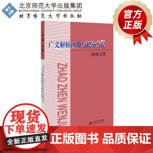 广义解析函数与积分方程 赵桢文集 9787303252350 赵桢 著 北京师范大学出版社 正版书籍