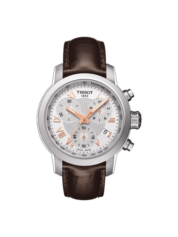 天梭(tissot)女表 prc200系列石英表情侣表 多功能时尚女士手表 t055.
