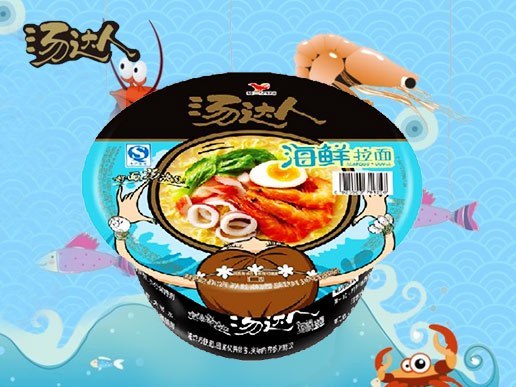 统一汤达人 海鲜拉面110g/碗