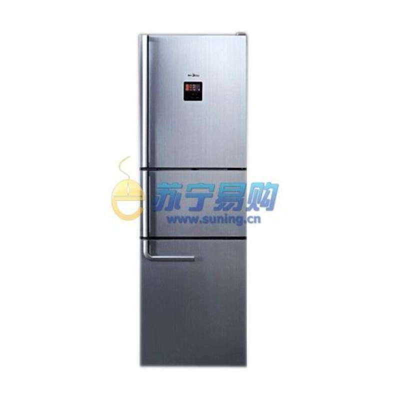 美的冰箱BCD-253UTM6(银白拉丝)