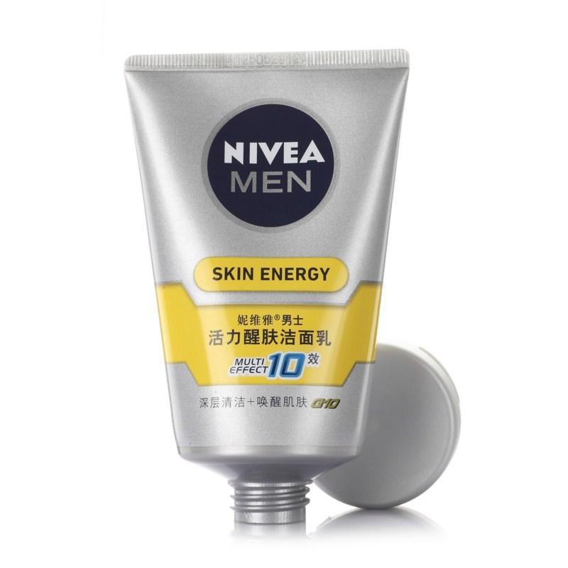 妮维雅niveaq10活力醒肤洁面乳100g