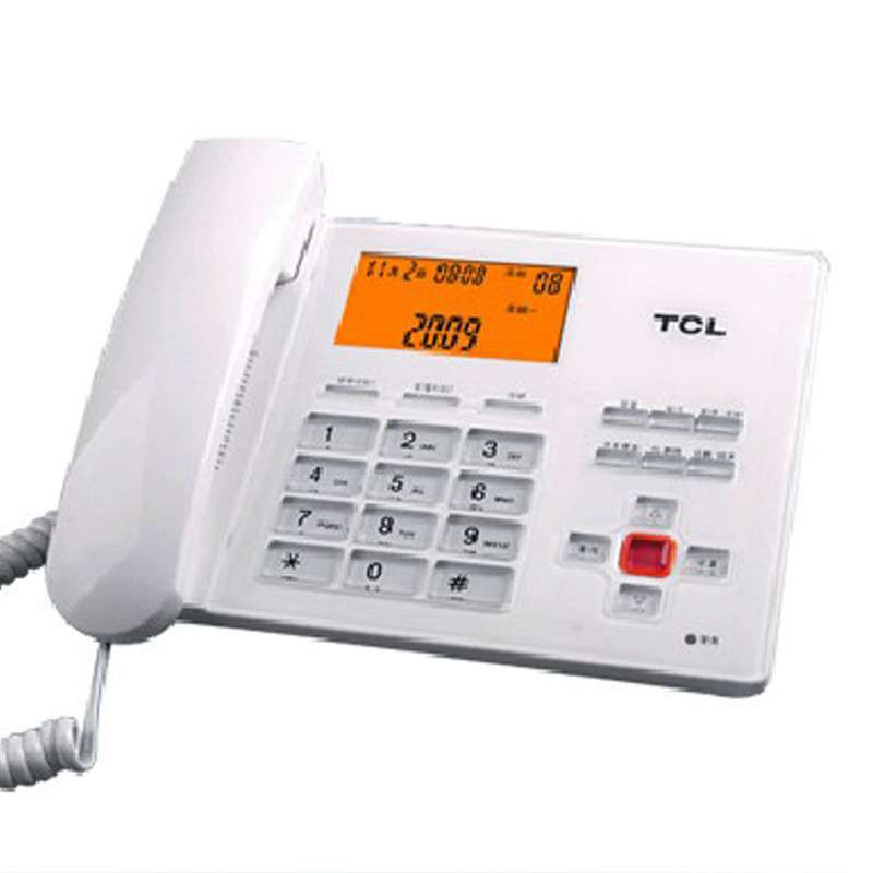 TCL电话机HCD868(126)TSDL(雅致白)