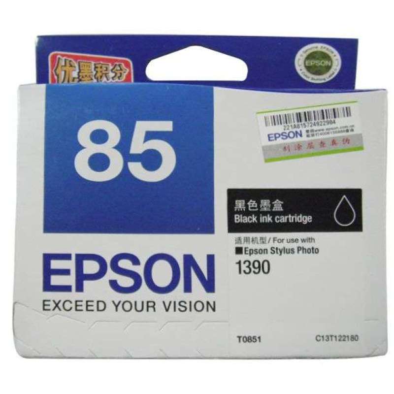 爱普生(EPSON)Stylus Photo 1390打印机墨盒T0851黑色