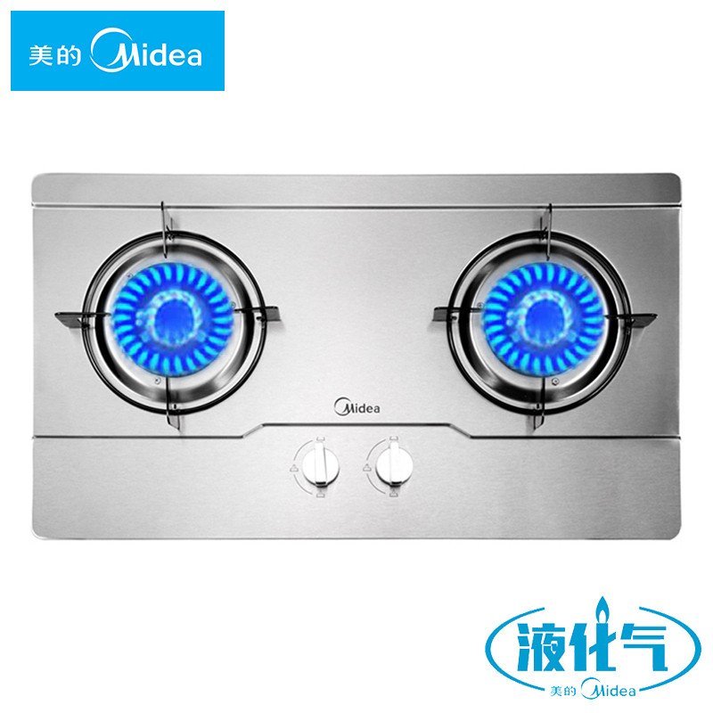 美的(Midea) 燃气灶JZY-QL303液化气灶具嵌入式不锈钢煤气灶