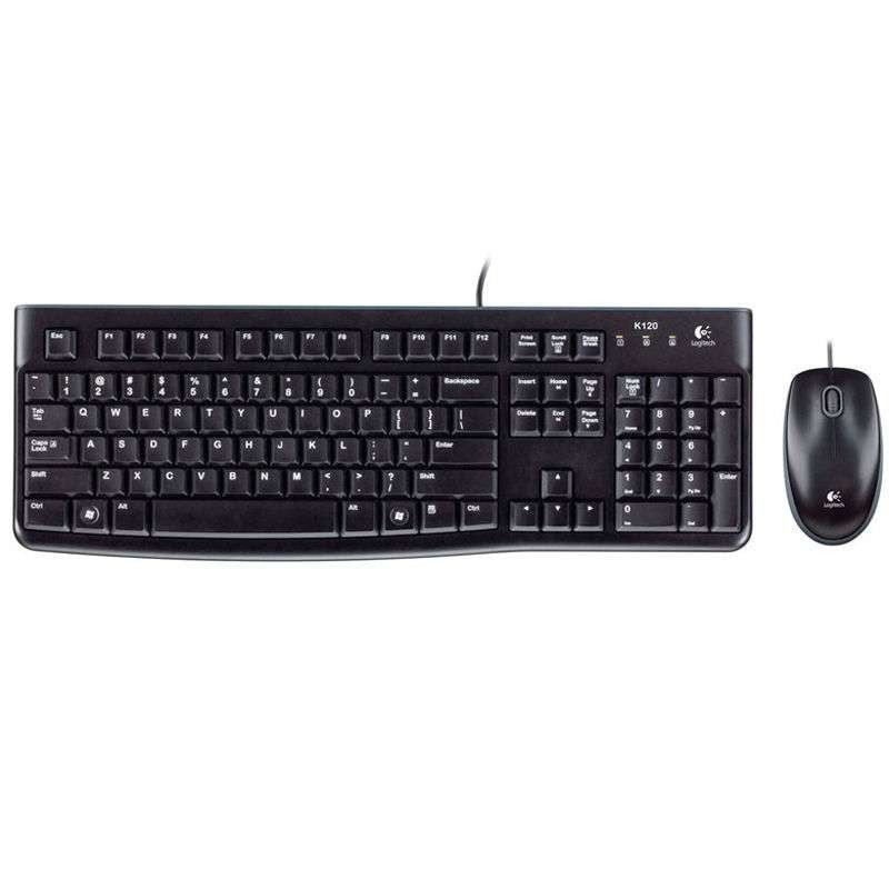 罗技（Logitech）MK120 有线键鼠套装(920-002589)