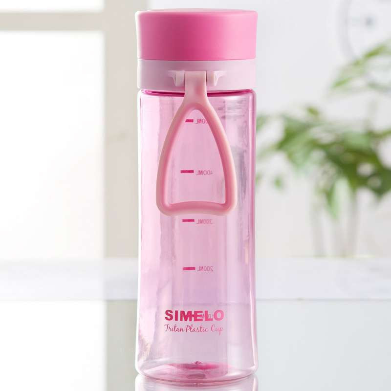 SIMELO首尔风情太空壶粉色550ml