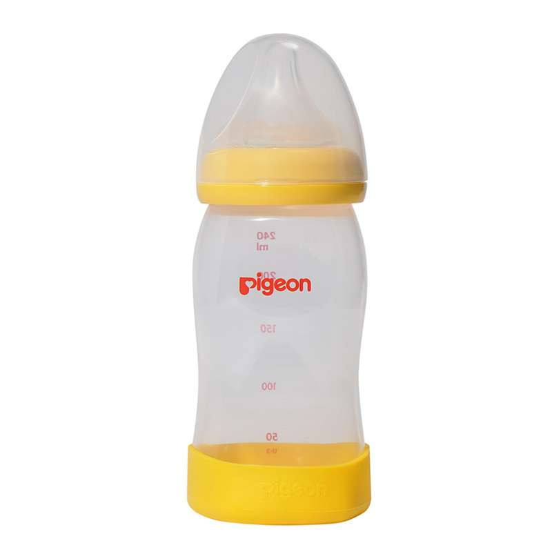 贝亲—宽口径PP奶瓶240ml（黄色）AA79