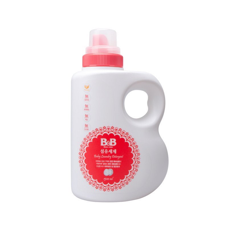 保宁（B&B）洗衣液 婴儿衣物纤维洗涤剂1500ml 瓶装自然清香