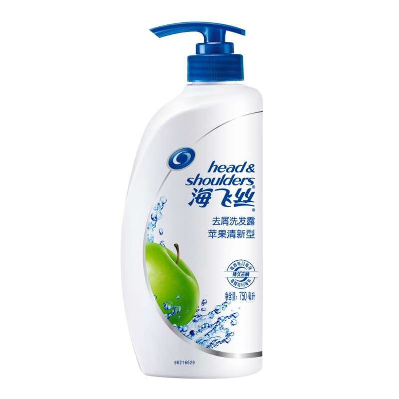 海飞丝去屑洗发露苹果清新型750ml
