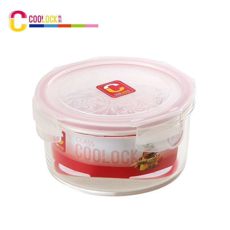 德世朗圆形锁扣保鲜盒(小)SY-400