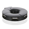 优越者 Y-2028 4口USB2.0集线器（铁灰色）