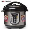 利仁(Liven) DNG-6001不锈钢色 电压力锅 微电脑式 6L 单胆