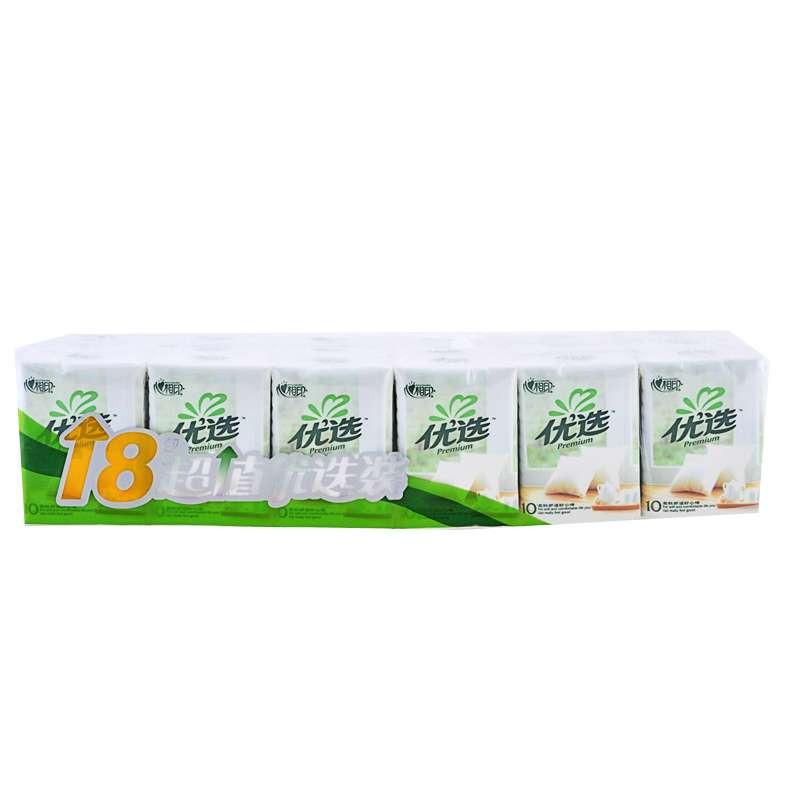 心相印C2110 优选系列双层迷你型手帕纸*18包 整箱（24条）